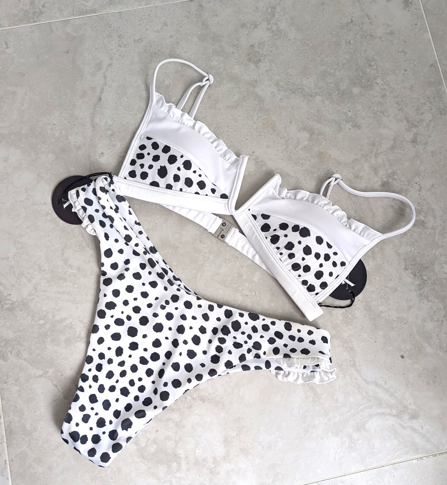 Frill Bikini Bottom - Dots